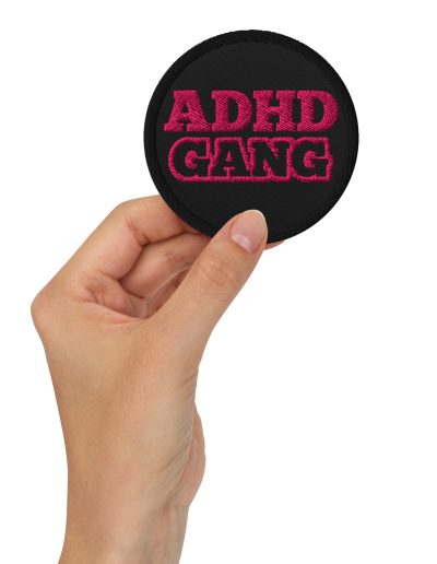 ADHD Gang Embroidered Patch