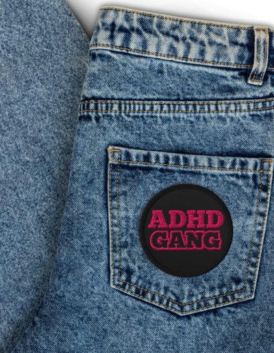 ADHD Gang Embroidered Patch