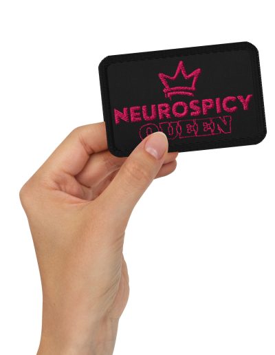 Neurospicy Queen Embroidered Patch
