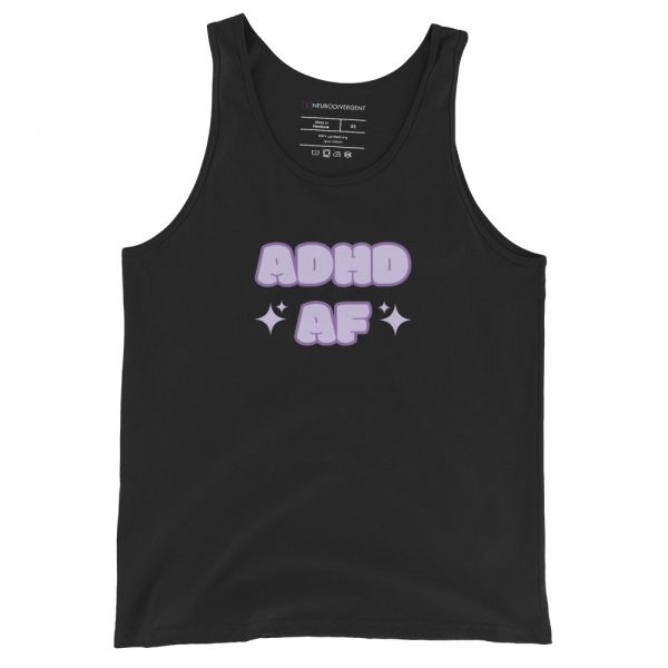 ADHD AF Unisex Tank Top Vest