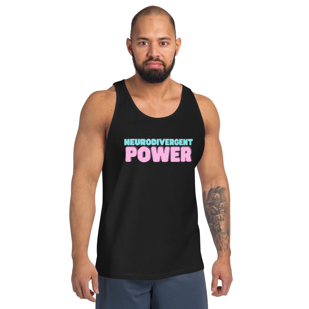 Neurodivergent Power Unisex Tank Top Vest - Image 3