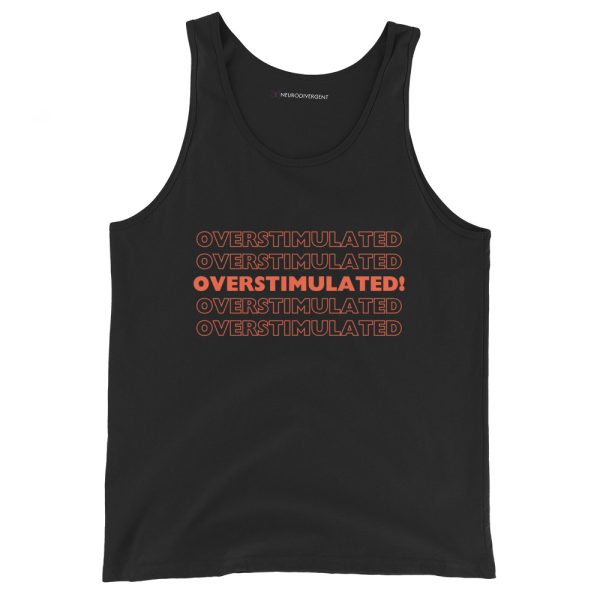 OVERSTIMULATED! Unisex Tank Top Vest