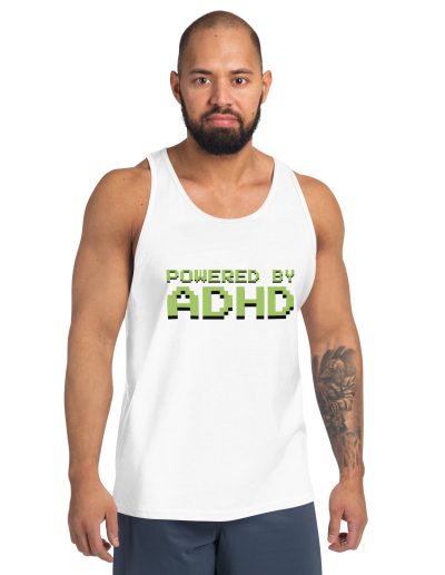Powered by ADHD Unisex Tank Top Vest