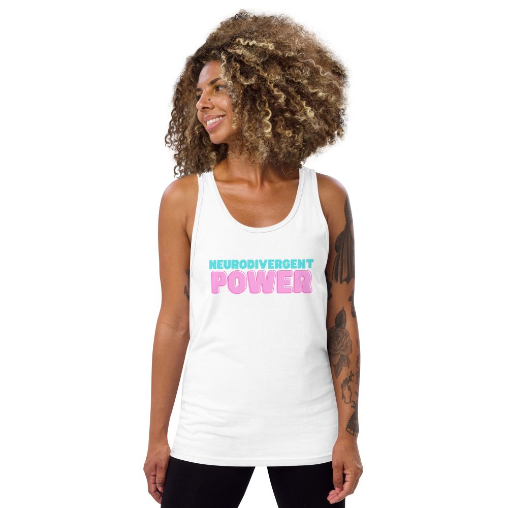 Neurodivergent Power Unisex Tank Top Vest - Image 2