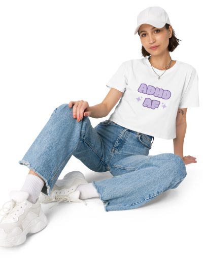 ADHD AF Crop Top