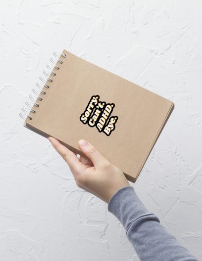 Sorry Can’t ADHD Bye Bubble-free Stickers