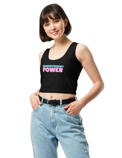 Neurodivergent Power Crop Top Vest