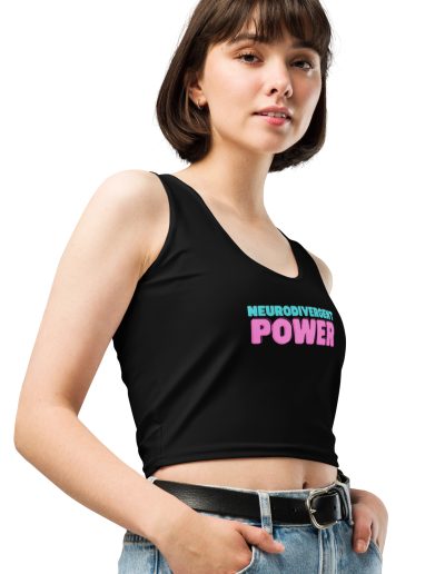 Neurodivergent Power Crop Top Vest