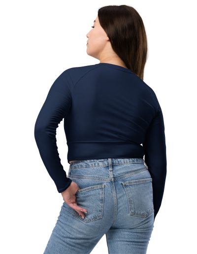 Neurodivergent Power Recycled Long-sleeve Crop Top