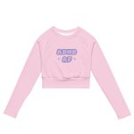 ADHD AF Recycled Long-sleeve Crop Top