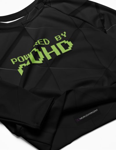 Powered By ADHD Recycled Long-sleeve Crop Top
