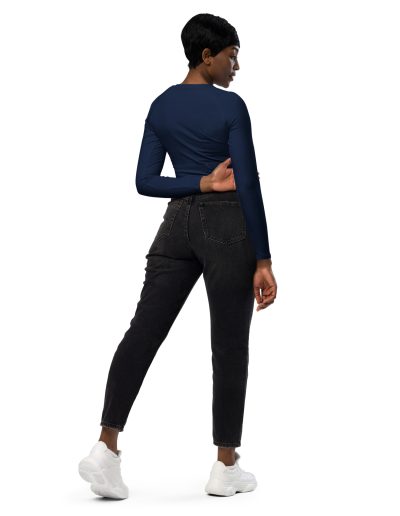 Neurodivergent Power Recycled Long-sleeve Crop Top