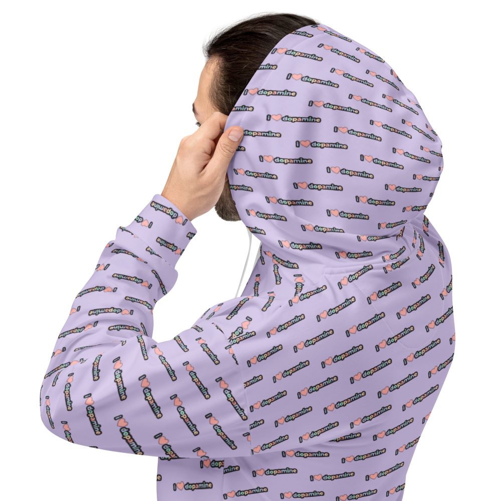 I Love Dopamine Recycled Unisex Hoodie