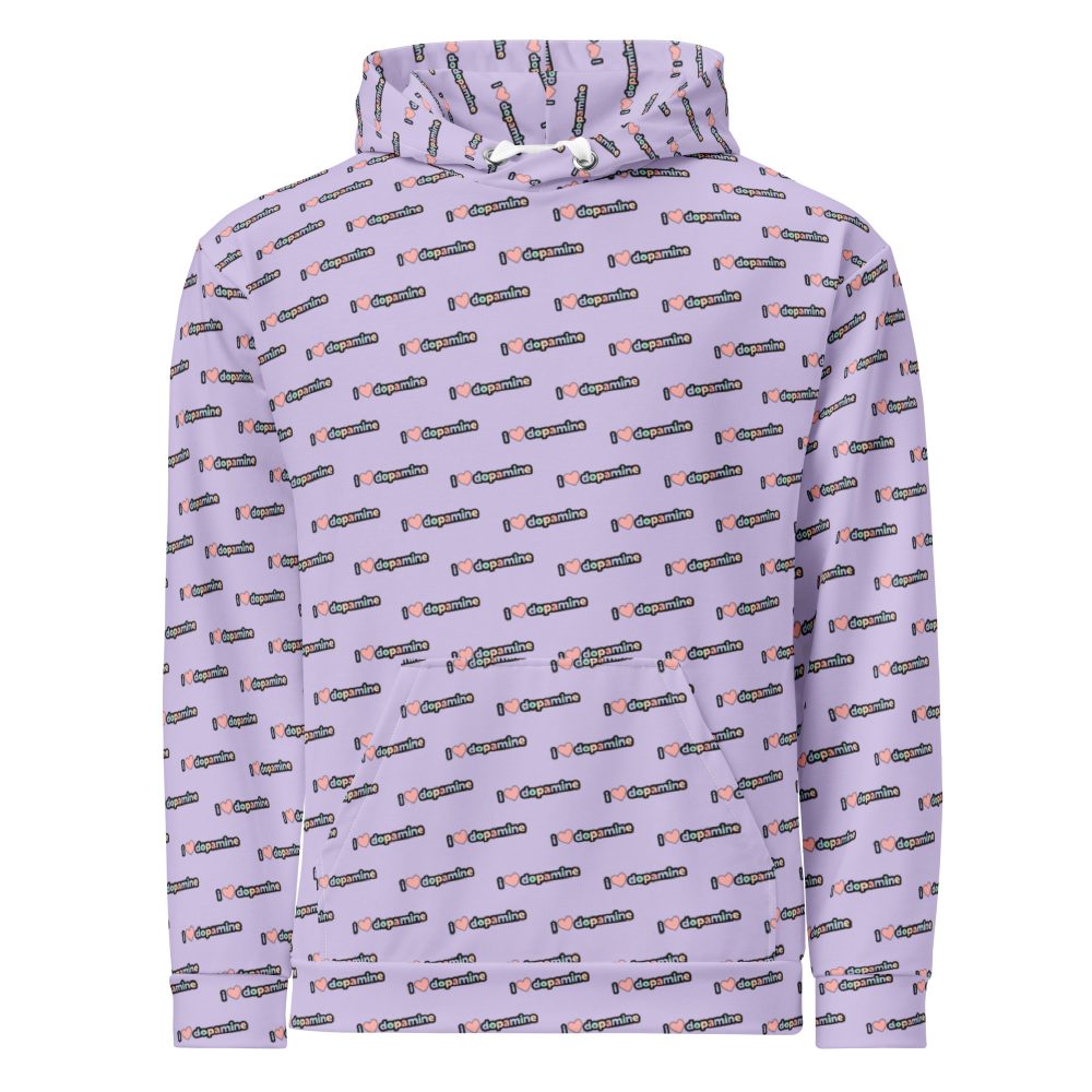 I Love Dopamine Recycled Unisex Hoodie