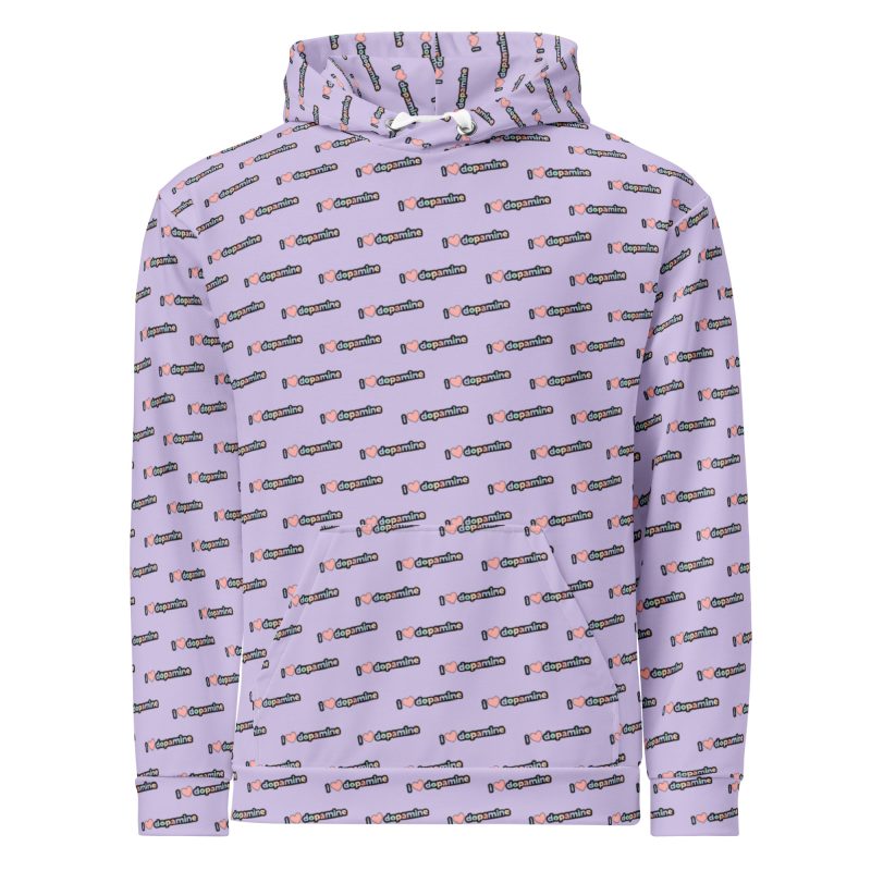 I Love Dopamine Recycled Unisex Hoodie