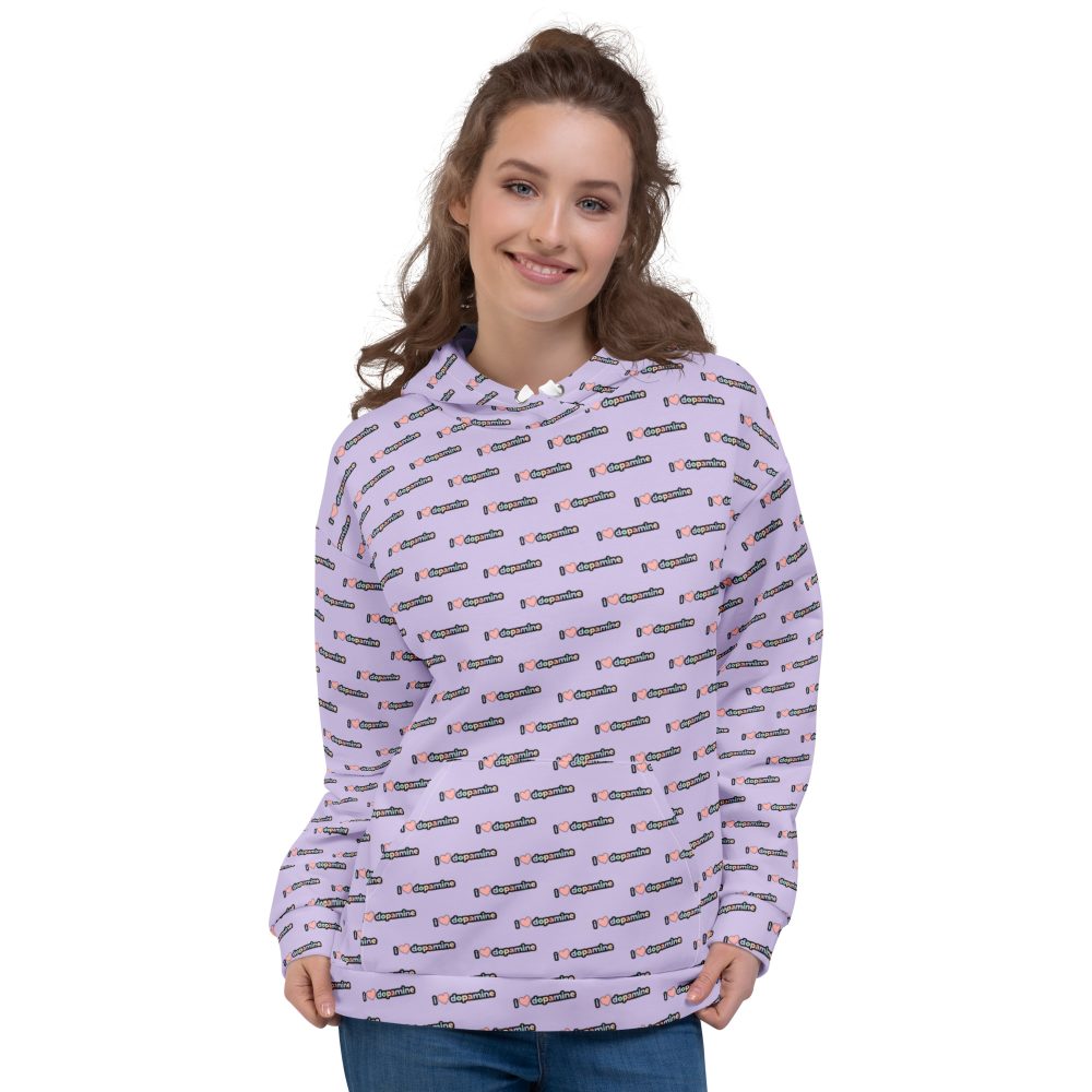 I Love Dopamine Recycled Unisex Hoodie