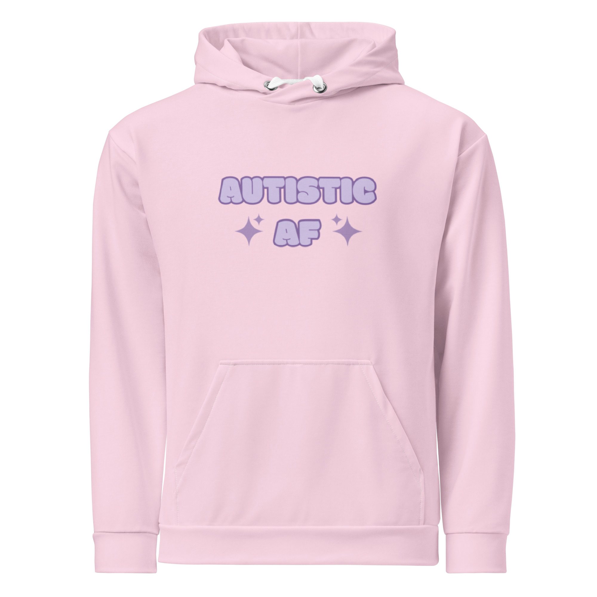 Autistic AF Pink Unisex Hoodie