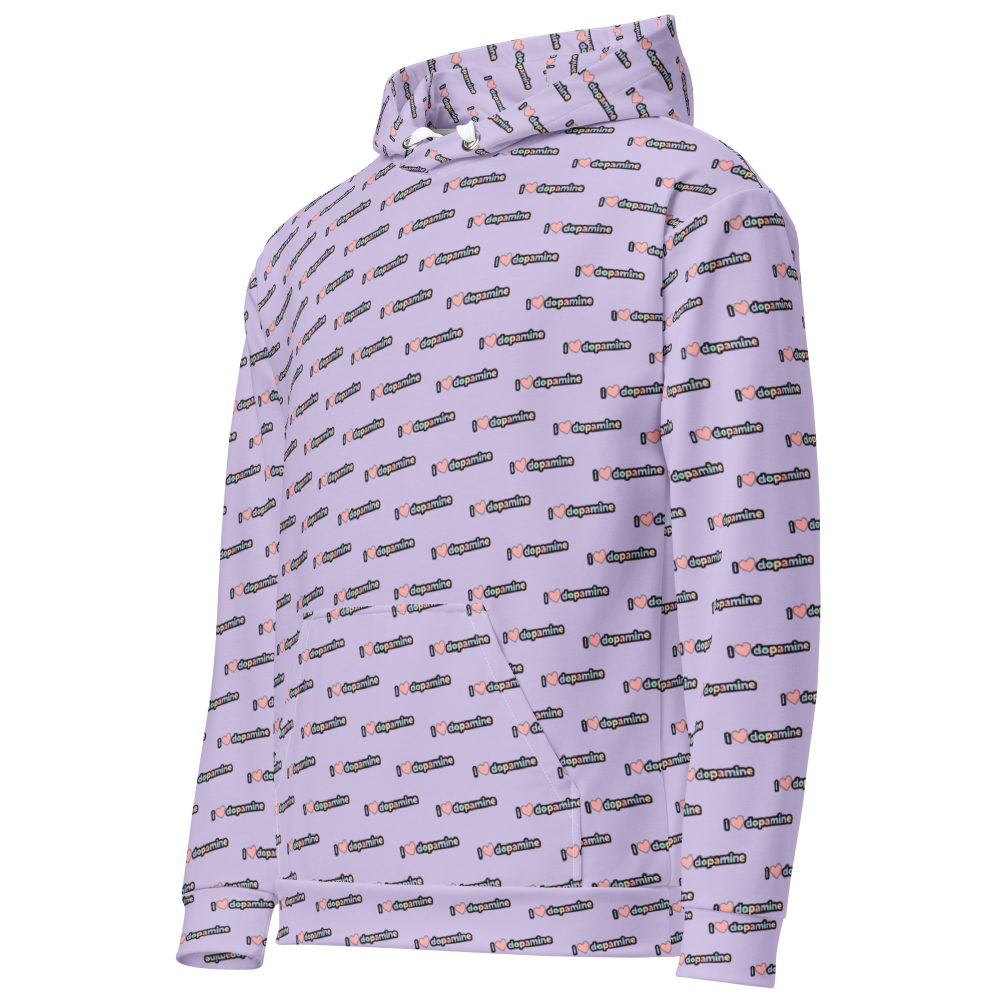 I Love Dopamine Recycled Unisex Hoodie