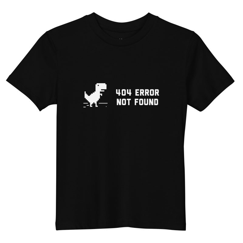 404 Error Not Found Organic Kids T-shirt