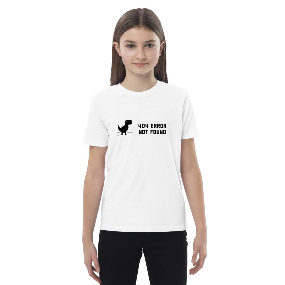 404 Error Not Found Organic Kids T-shirt