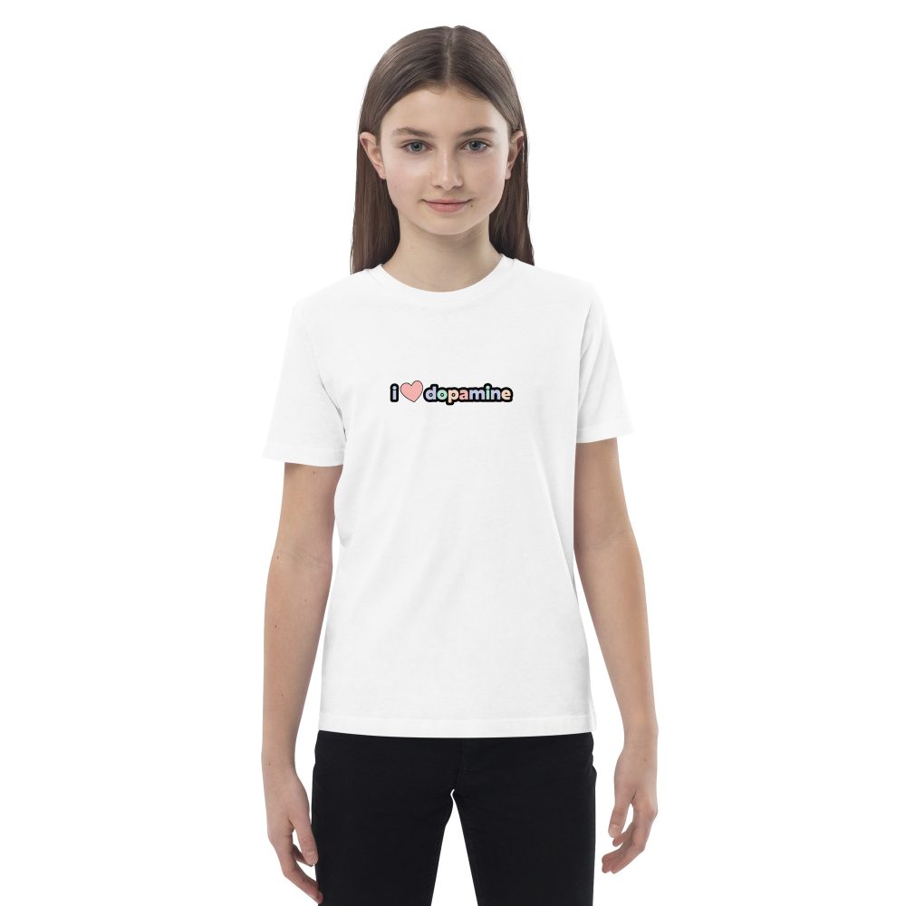I Love Dopamine Organic Cotton Kids T-shirt