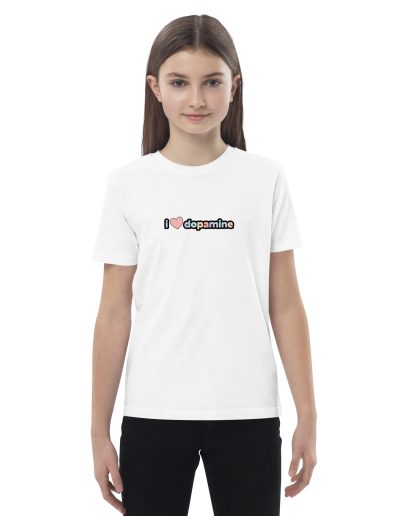 I Love Dopamine Organic Cotton Kids T-shirt