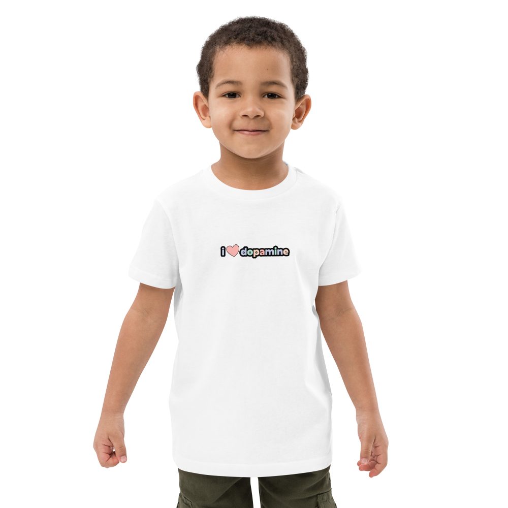 I Love Dopamine Organic Cotton Kids T-shirt