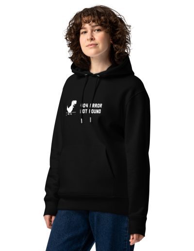 404 Error Not Found Unisex Organic Hoodie