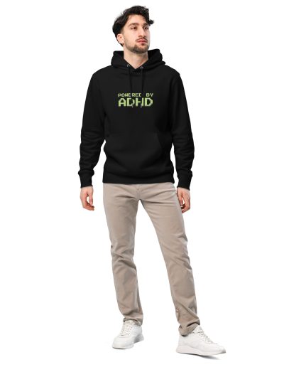 Powered By ADHD Unisex Organic Hoodie
