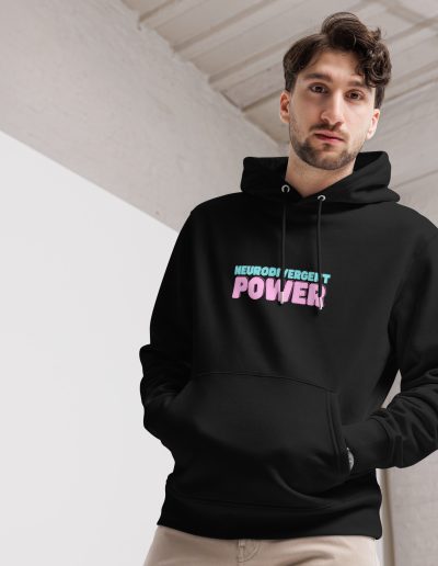 Neurodivergent Power Unisex Organic Hoodie