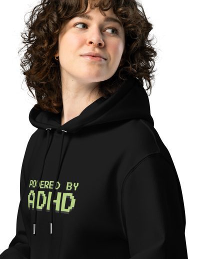 Powered By ADHD Unisex Organic Hoodie