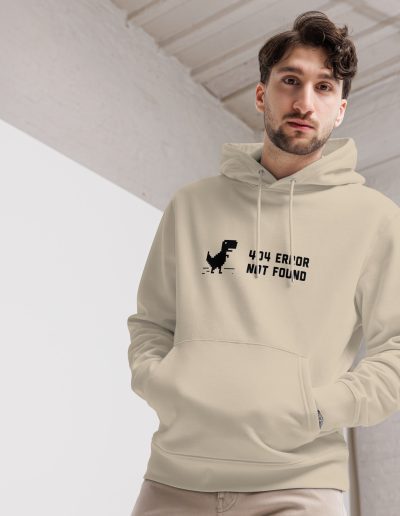 404 Error Not Found Unisex Organic Hoodie