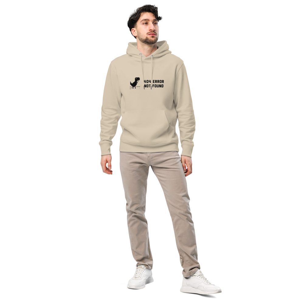 404 Error Not Found Unisex Organic Hoodie