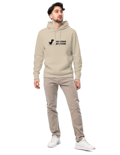 404 Error Not Found Unisex Organic Hoodie