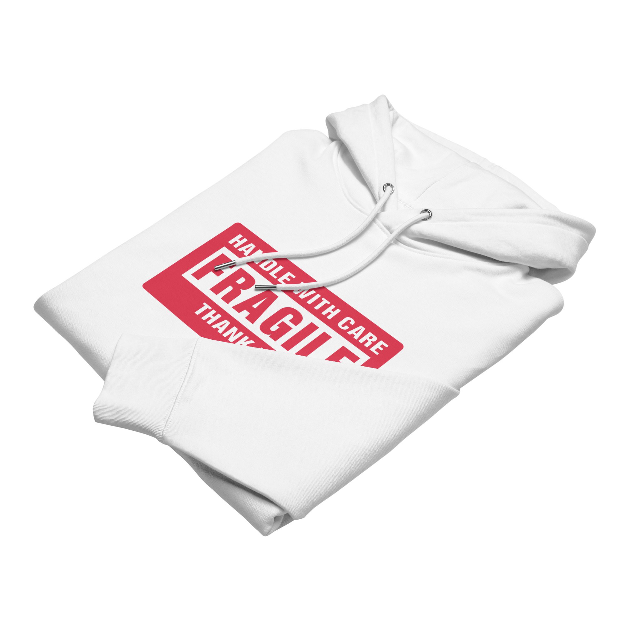 Handle With Care – FRAGILE Unisex Organic Hoodie