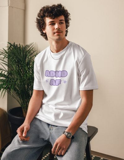 ADHD AF Unisex Organic Cotton T-shirt
