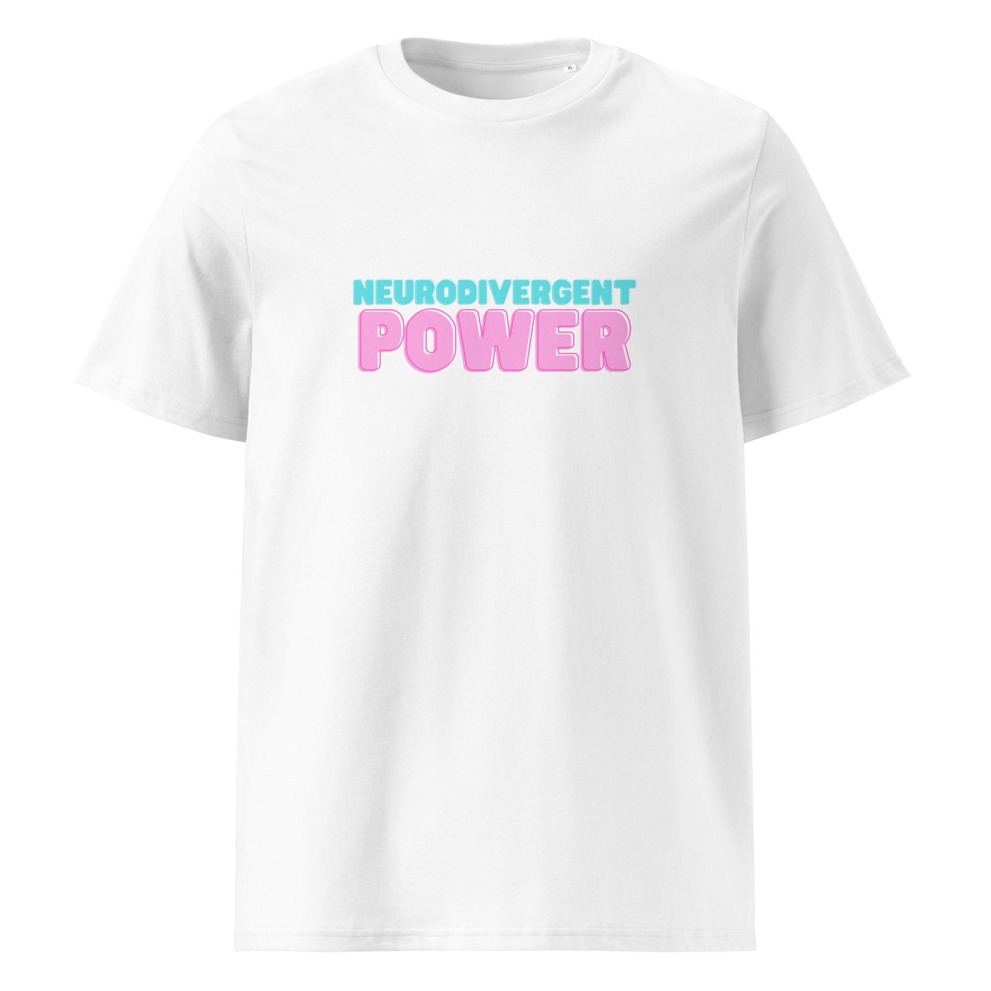 Neurodivergent Power Unisex Organic Cotton T-shirt