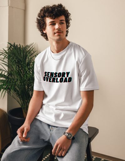 SENSORY OVERLOAD Unisex Organic T-shirt