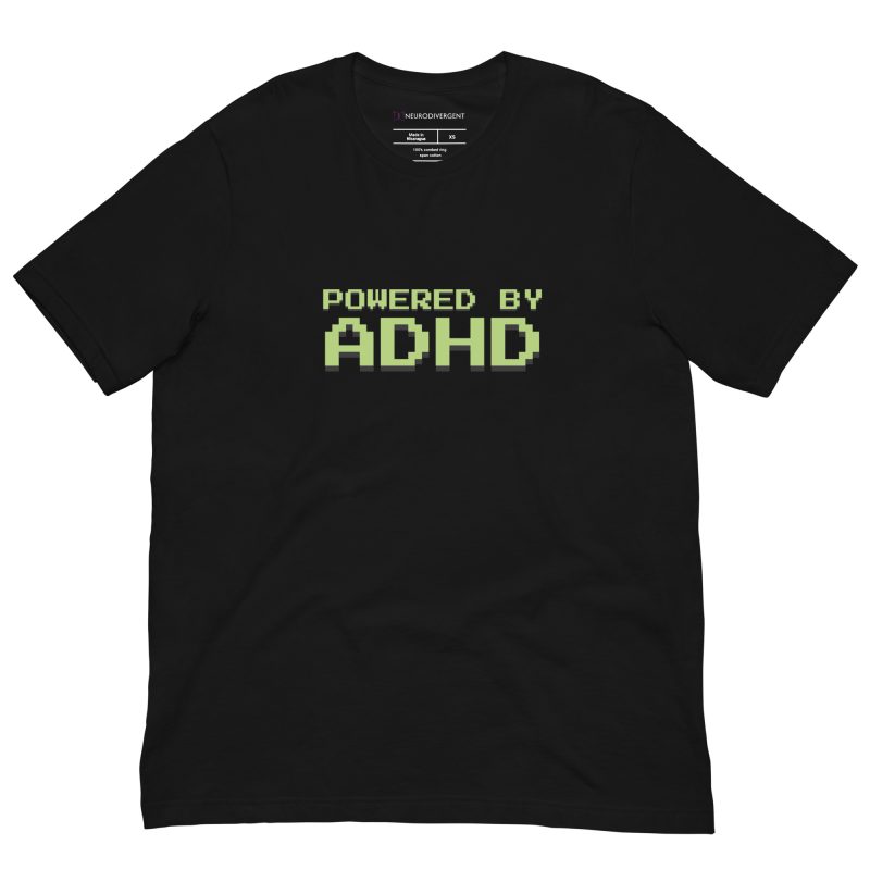 Powered By ADHD Unisex T-shirt