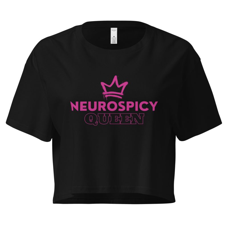 Neurospicy Queen Women’s Crop Top