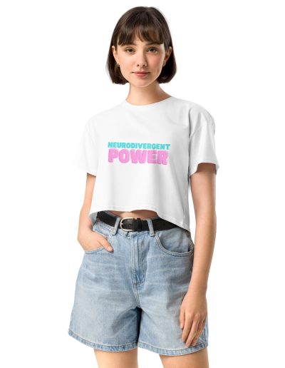 Neurodivergent Power Women’s Crop Top
