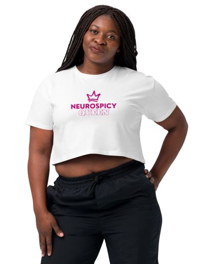 Neurospicy Queen Women’s Crop Top