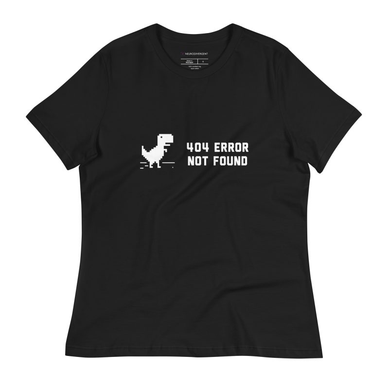 404 Error Not Found Women's Relaxed T-Shirt