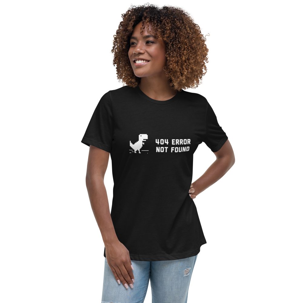 404 Error Not Found Women's Relaxed T-Shirt