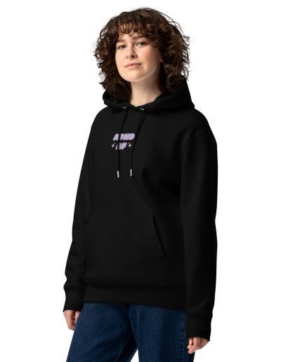 ADHD AF Embroidery Organic Hoodie