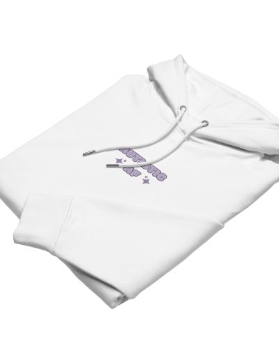 Autistic AF Embroidery Unisex Organic Hoodie