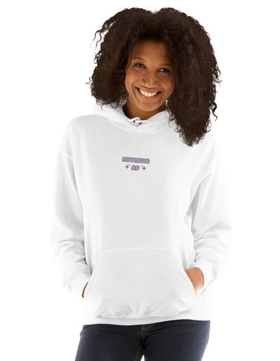 Autistic AF Embroidery Unisex Hoodie