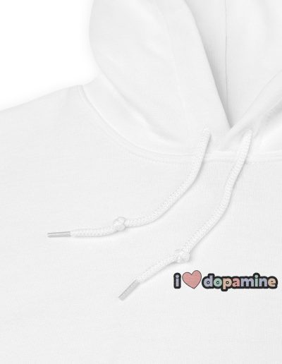 I Love Dopamine Embroidered Unisex Hoodie