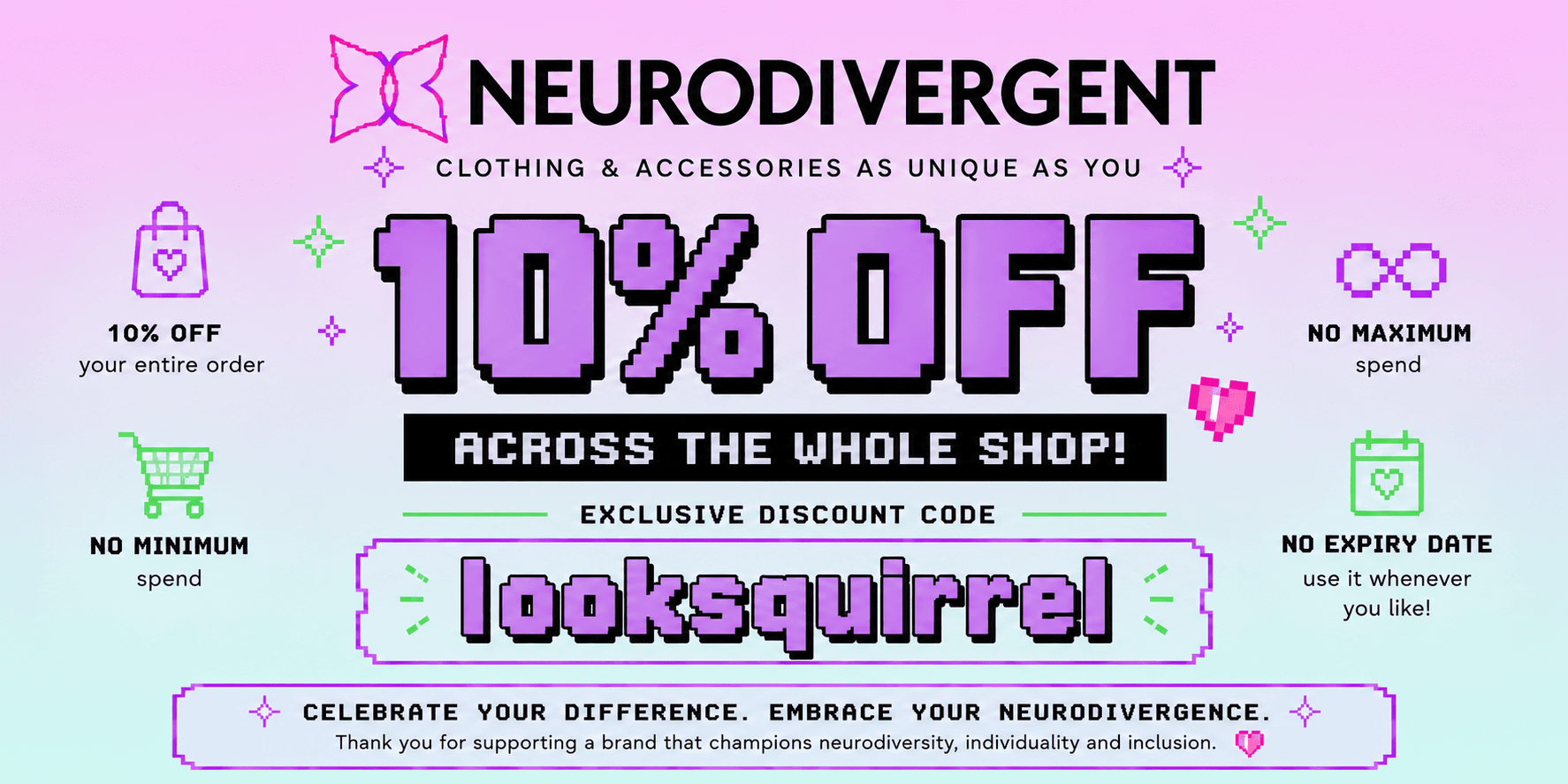 banner Neurodivergent clothing