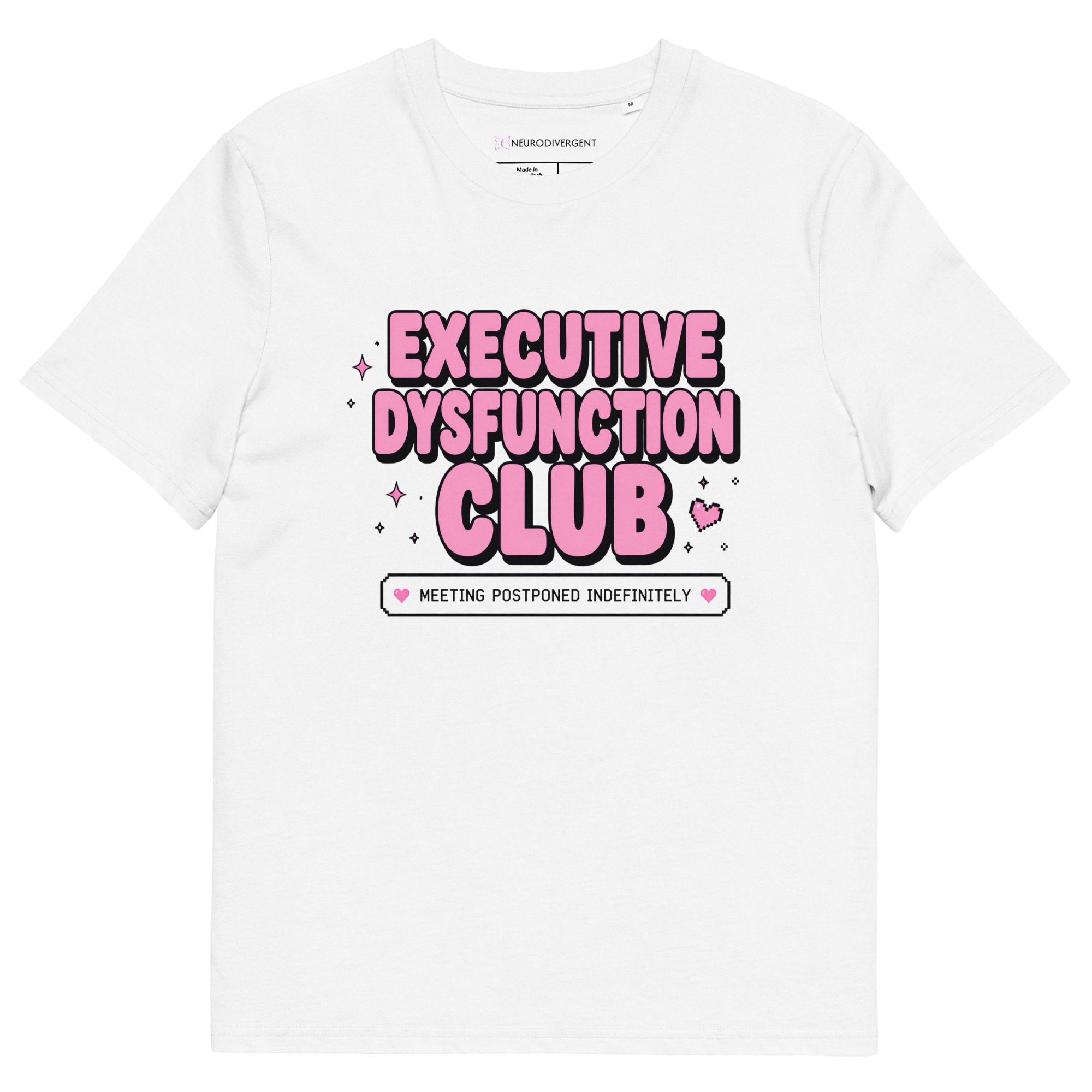 Executive Dysfunction Club Unisex Organic T-Shirt